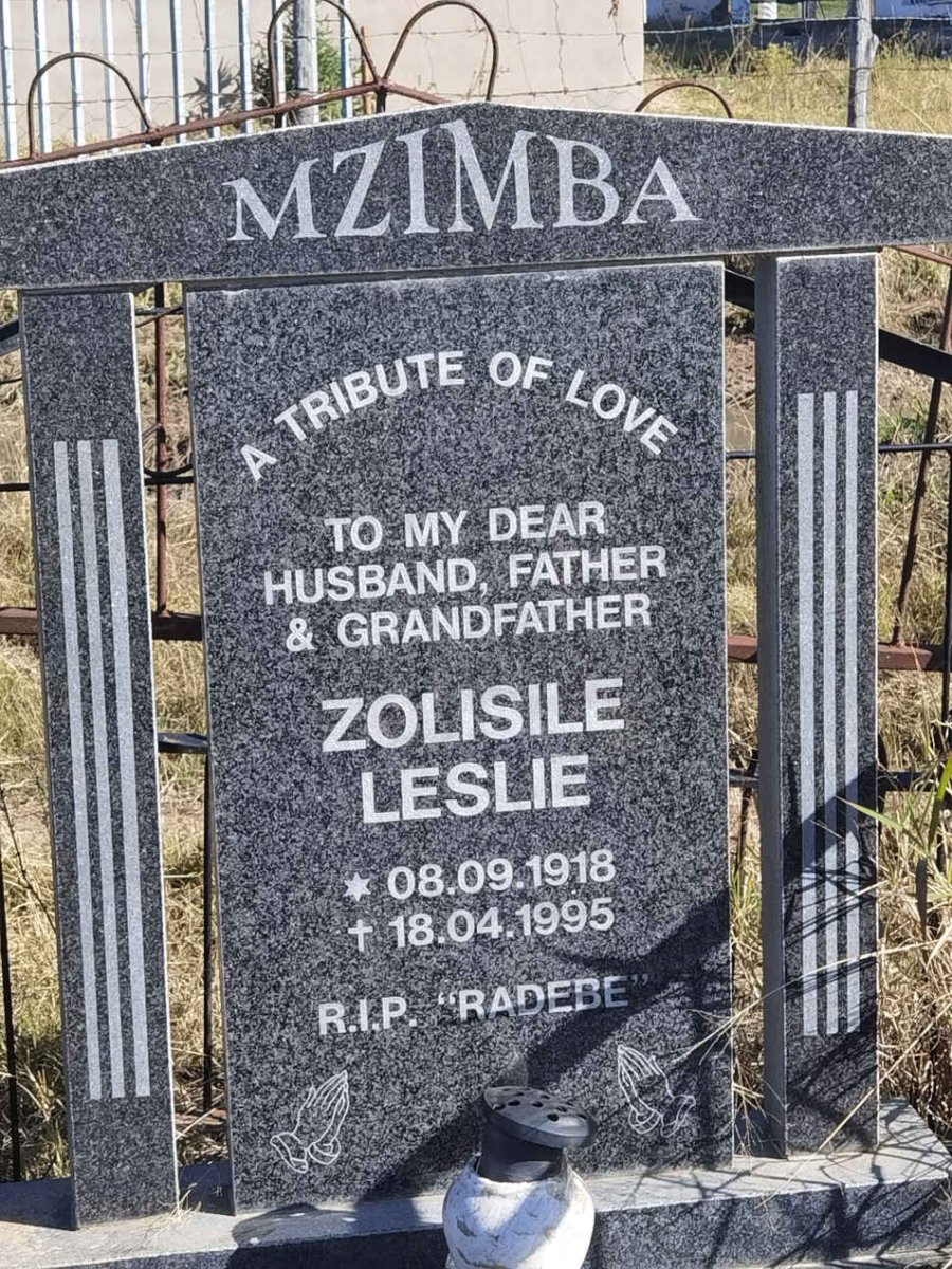 MZIMBA Zolisile Leslie 1918-1995