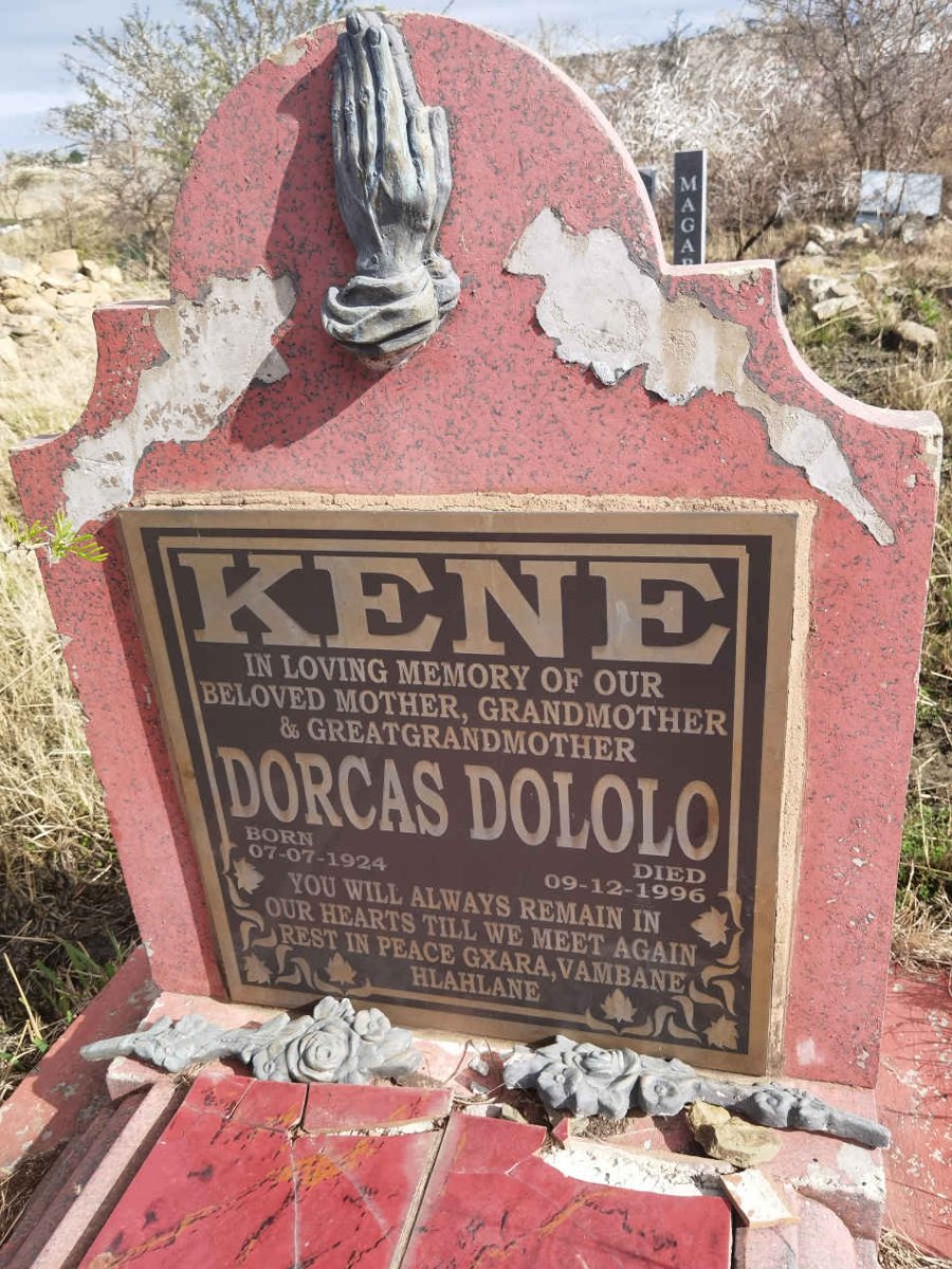 KENE Dorcas Dololo 1924-1996