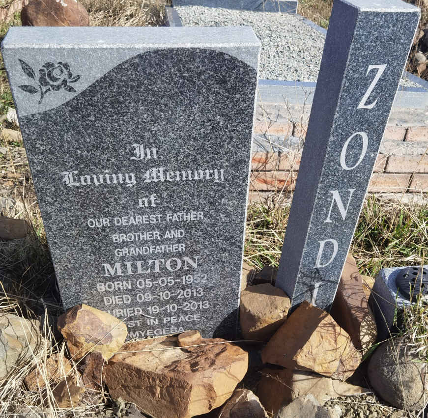 ZONDI Milton 1952-2013