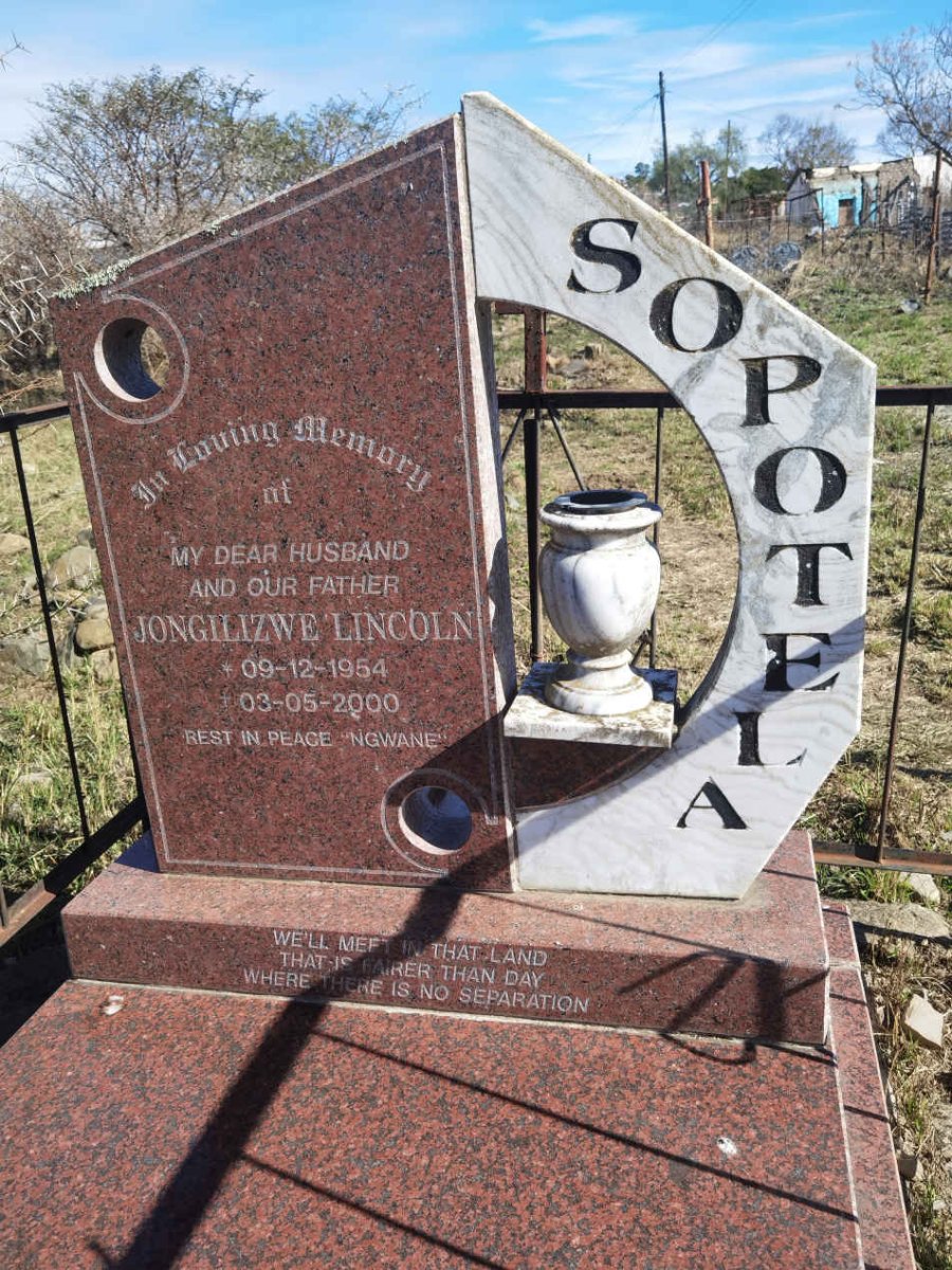 SOPOTELA Jongilizwe Lincoln 1954-2000