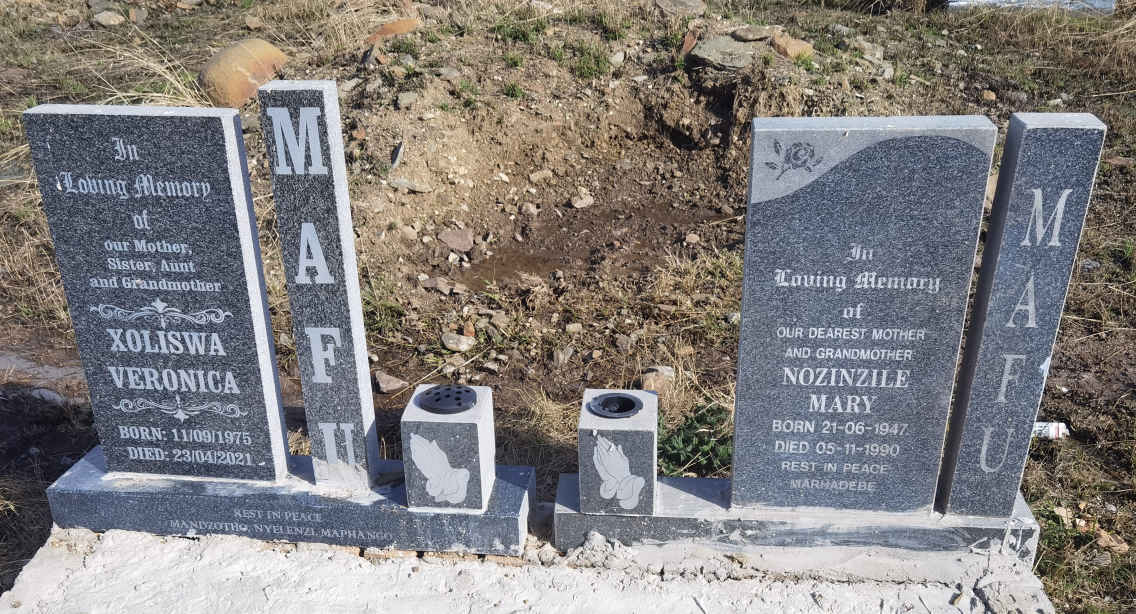 MAFU Nozinzile Mary 1947-1990 :: MAFU Xoliswa Veronica 1975-2021