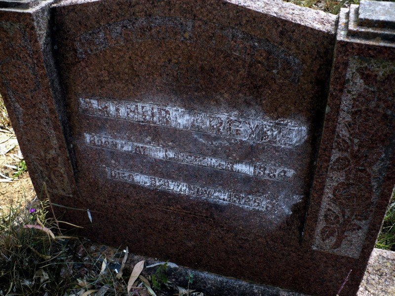 ARGYLE Arthur 1884-1945