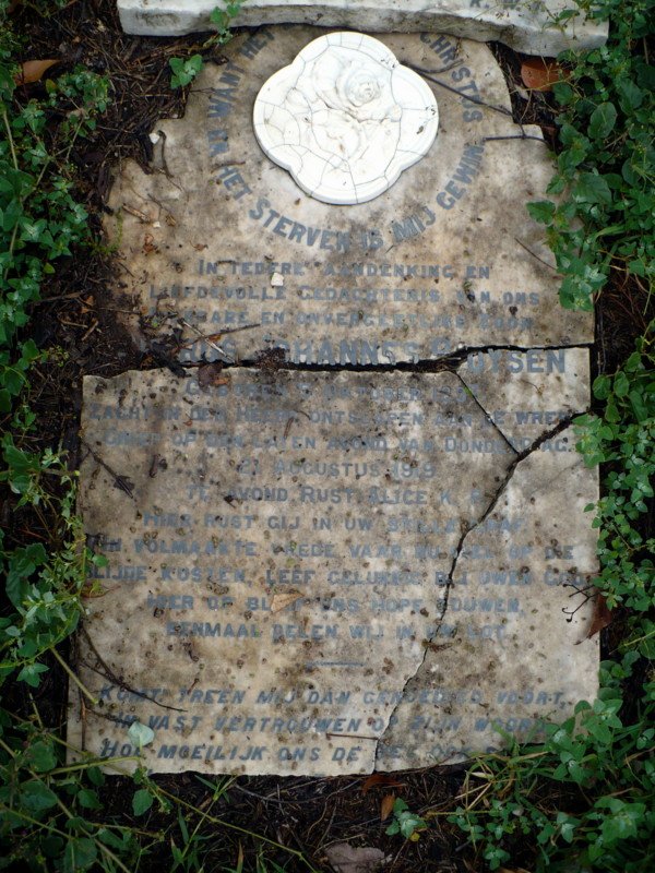 BOOYSEN Petrus Johannes 1897-1919