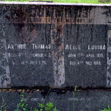CUMMINGS Arthur Thomas 1856-1923 &amp; Alice Louisa 1871-1959