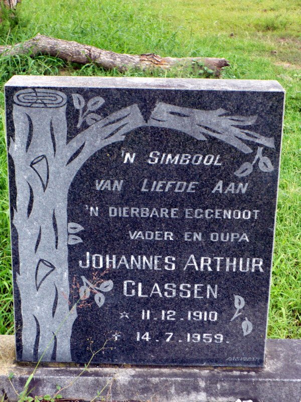CLASSEN Johannes Arthur 1910-1959