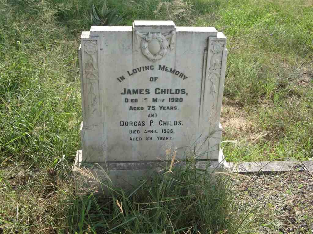 CHILDS James -1920 &amp; Dorcas P. -1938