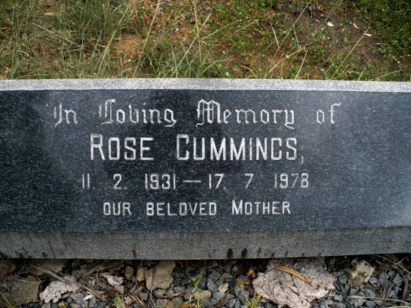 CUMMINGS Rose 1931-1978