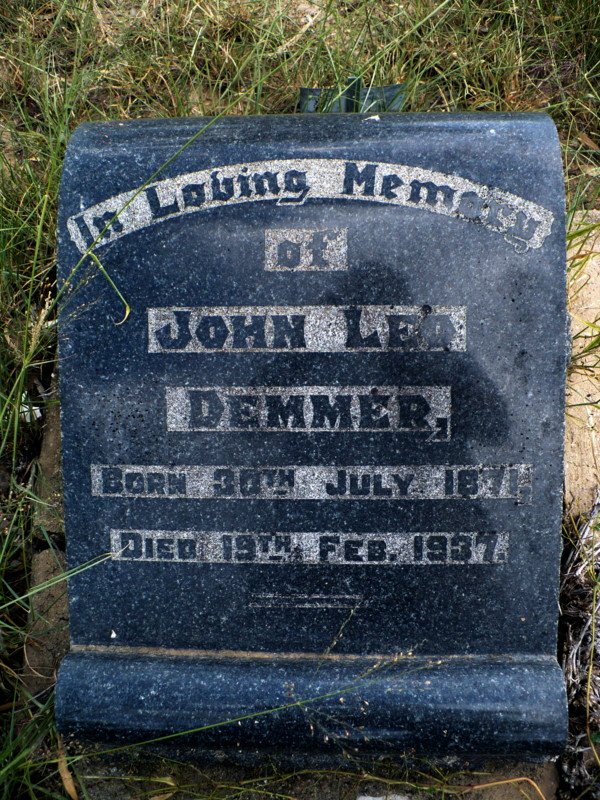 DEMMER John Leo 1871-1937