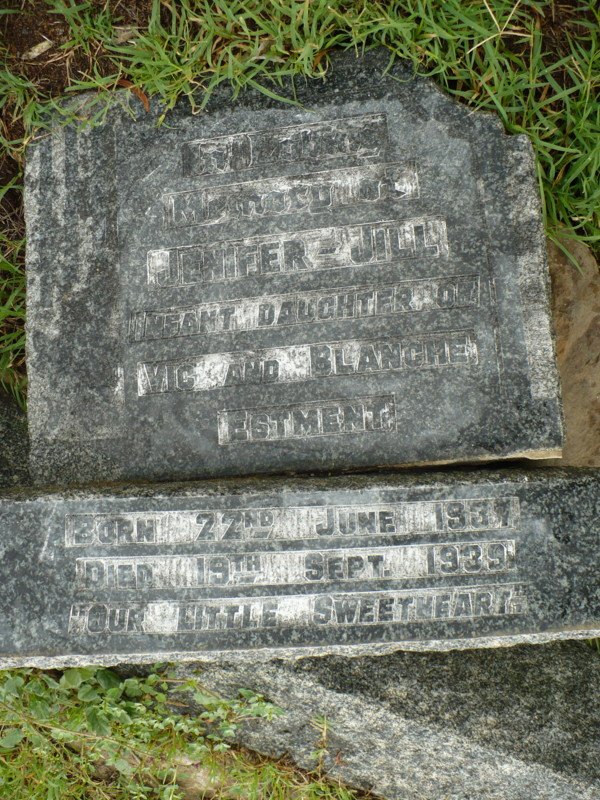 ESTMENT Jenifer Jill 1937-1939
