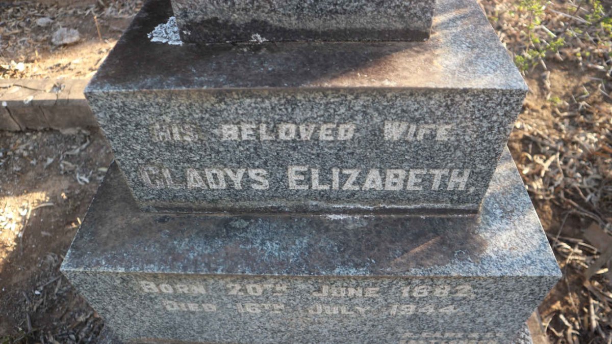 FRASER John Cowan -1926 &amp; Gladys Elizabeth 1882-1944