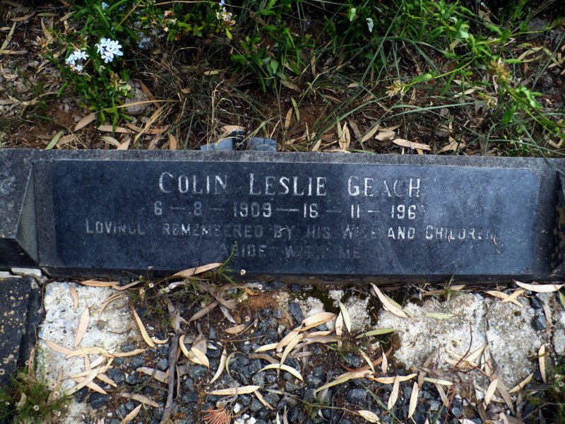 GEACH Colin Leslie 1909-1967