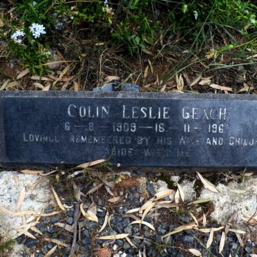 GEACH Colin Leslie 1909-1967