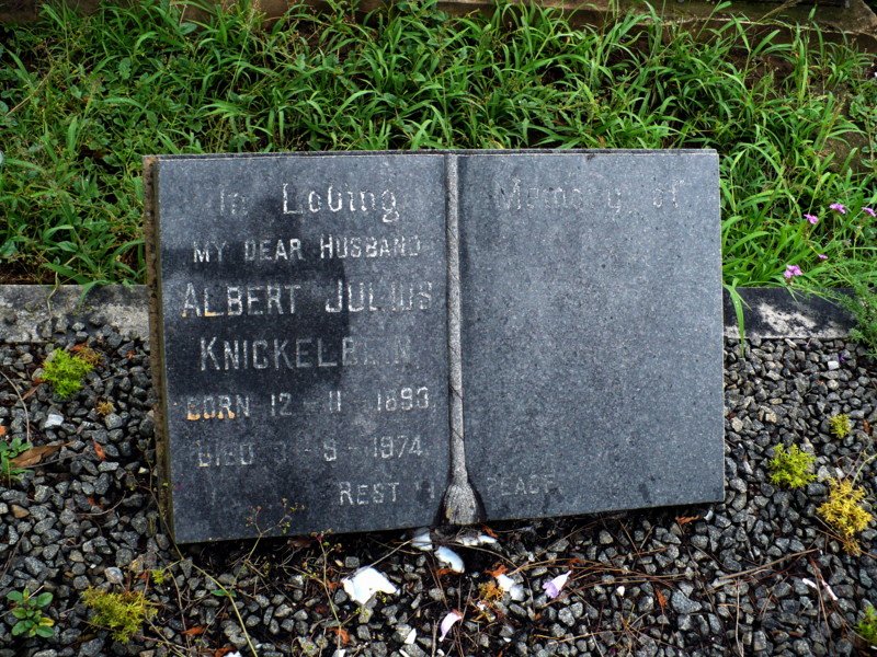 KNICKELBEIN Albert Julius 1893-1974