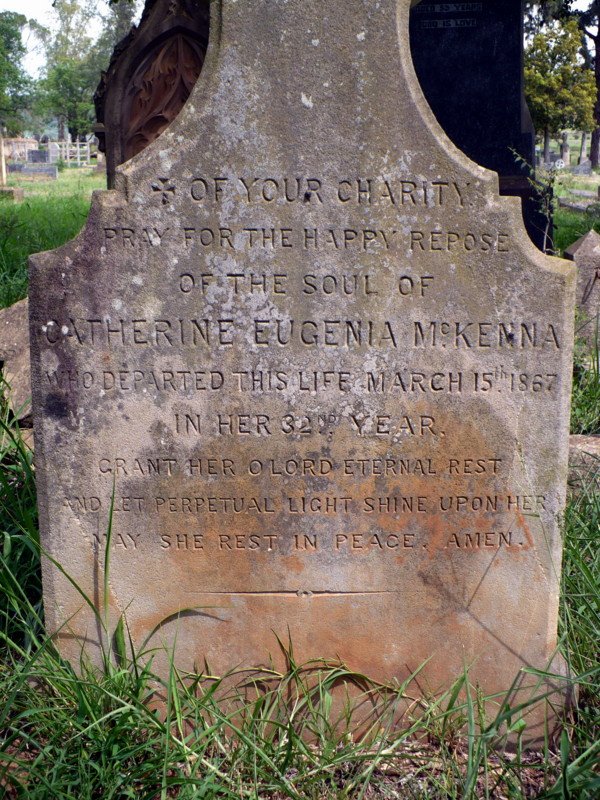 McKENNA Catherine Eugenia -1867