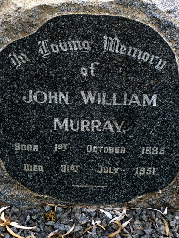 MURRAY John William 1895-1951