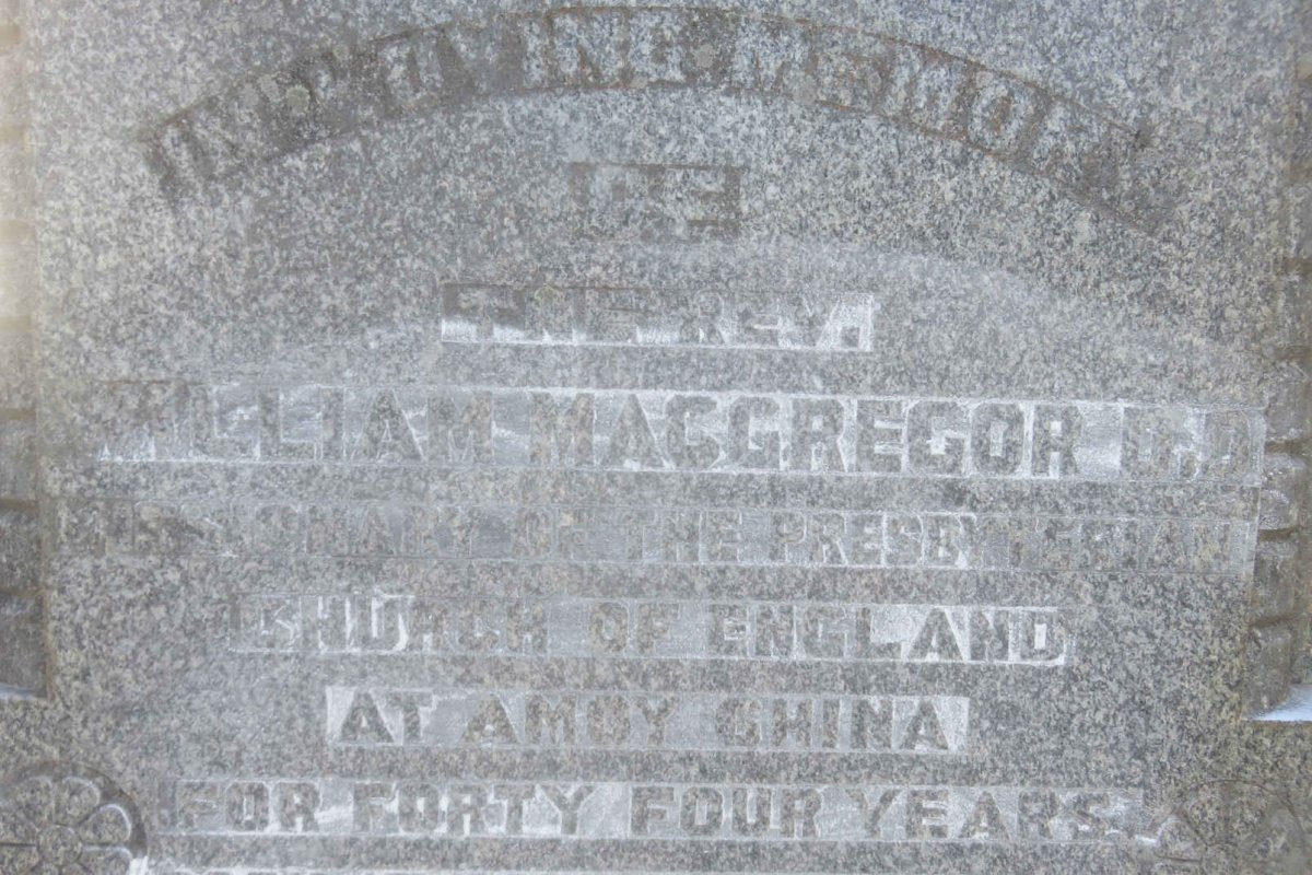 MACGREGOR William 1836-191? &amp; Harvey Eliza URQUHART 1840-1891