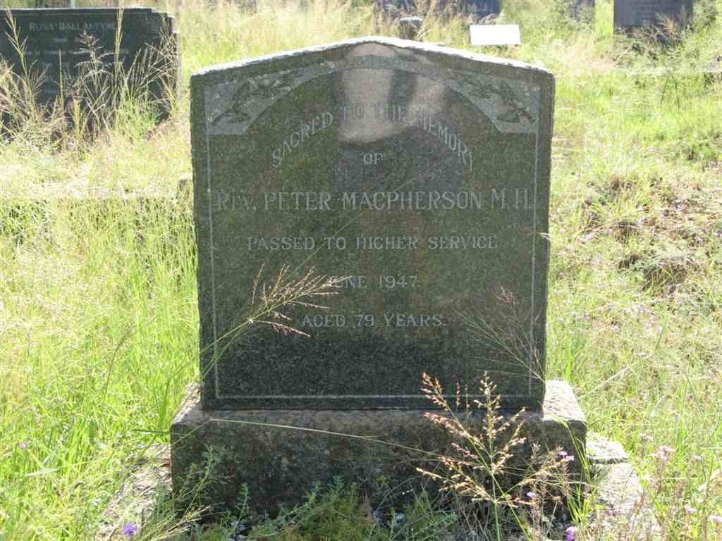 MACPHERSON Peter -1947