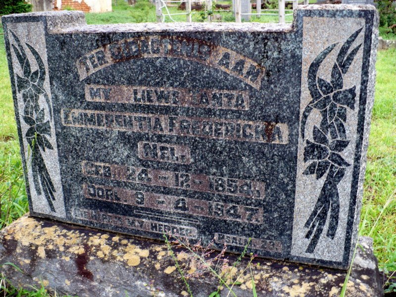 NEL Emmerentia Fredericka 1854-1947