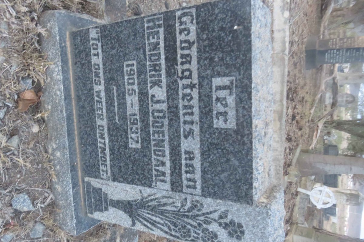 ODENDAAL Hendrik J. 1905-1937