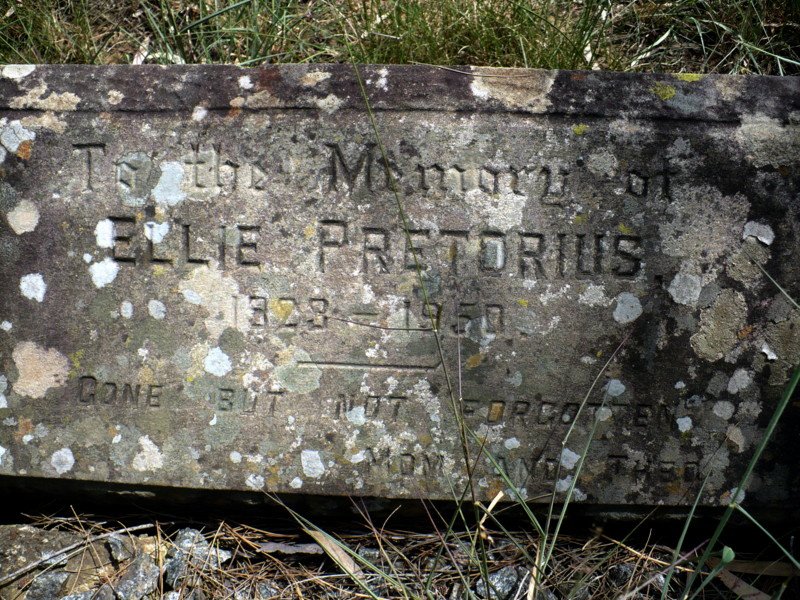 PRETORIUS Ellie 1823-1950