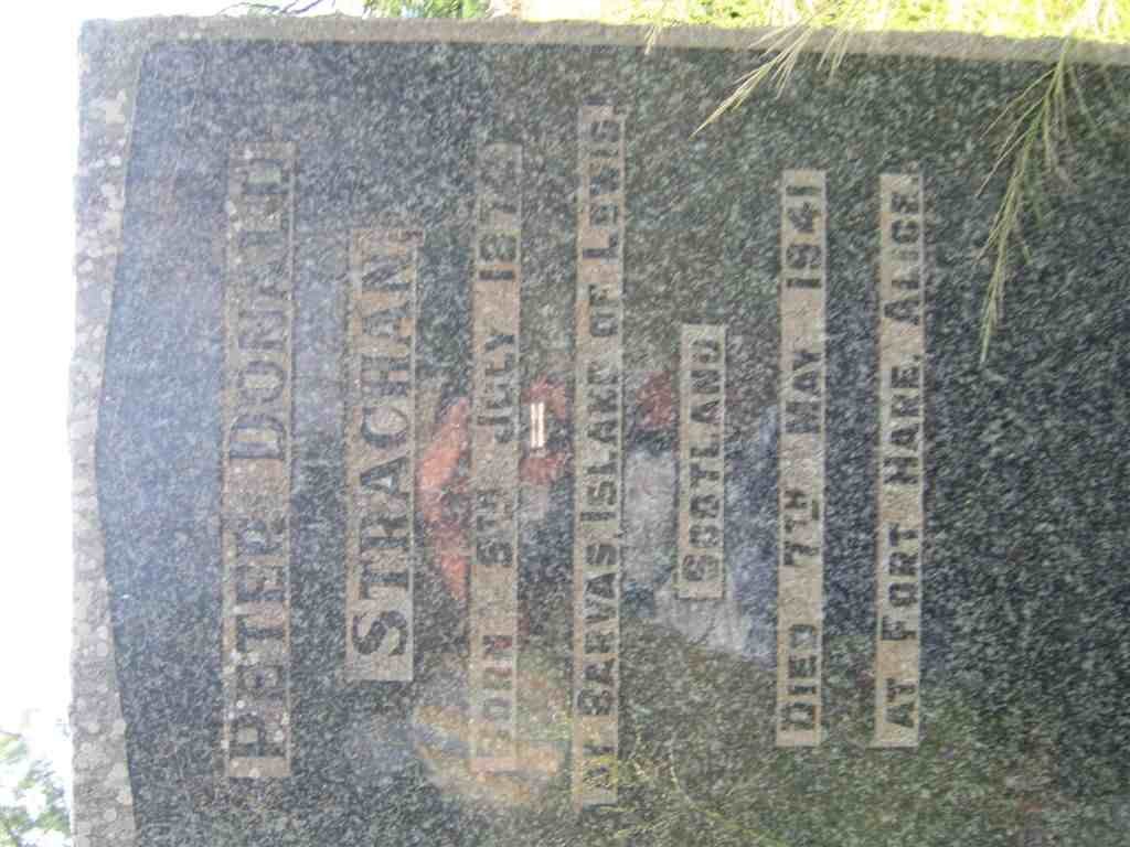 STRACHAN Peter Donald 1872-1941
