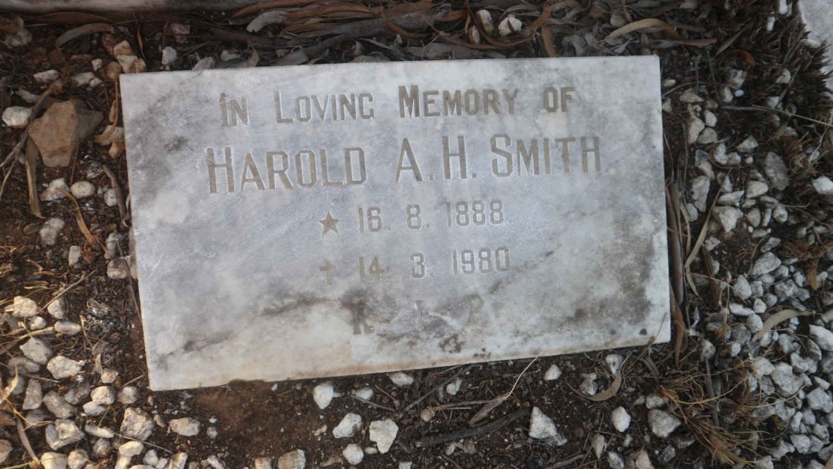 SMITH Harold A.H. 1888-1980