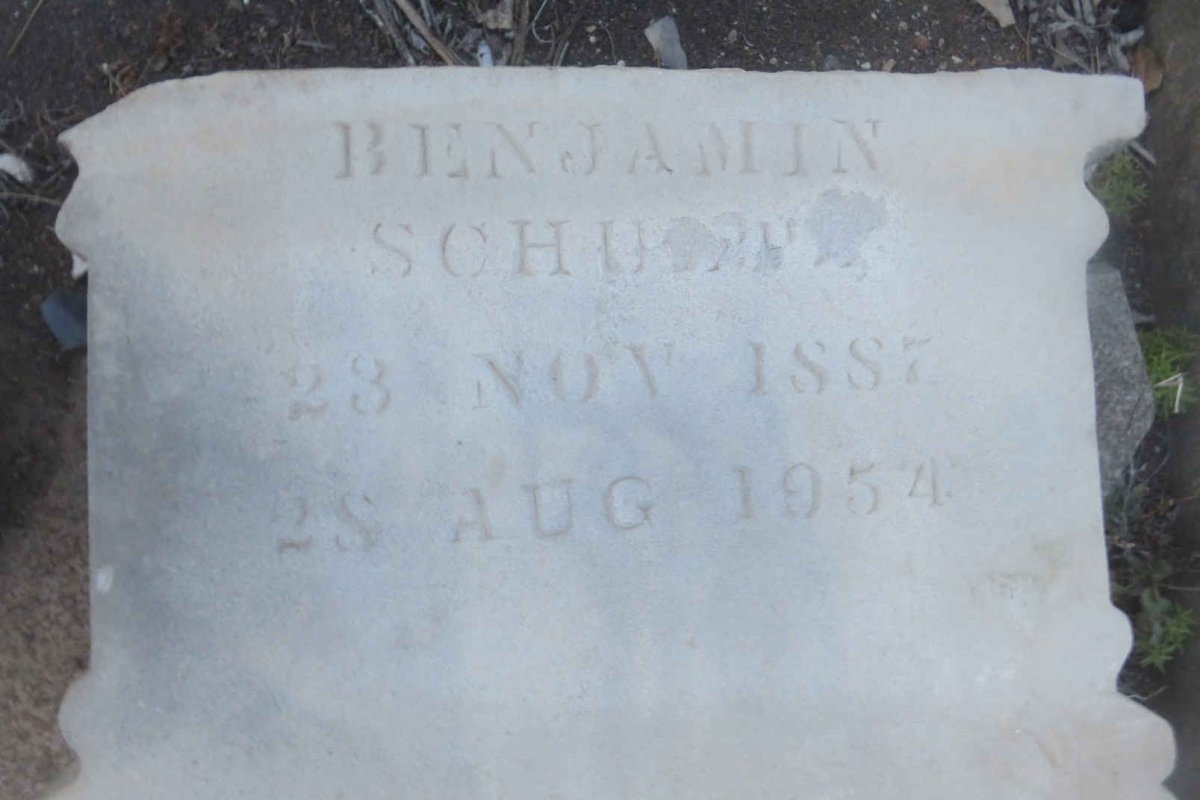 SCHULTZ Benjamin 1887-1954