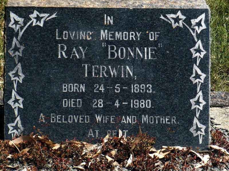 TERWIN Ray 1893-1980