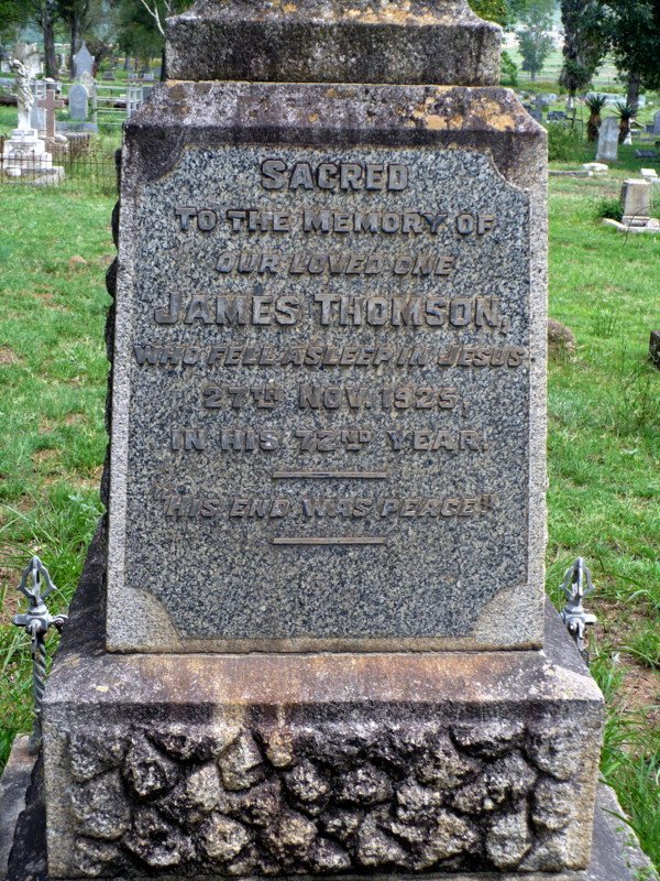 THOMSON James -1925