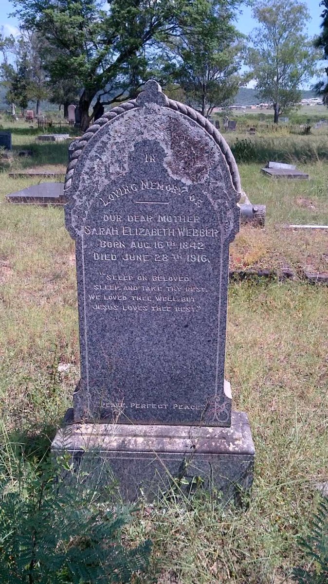 WEBBER Sarah Elizabeth 1842-1916