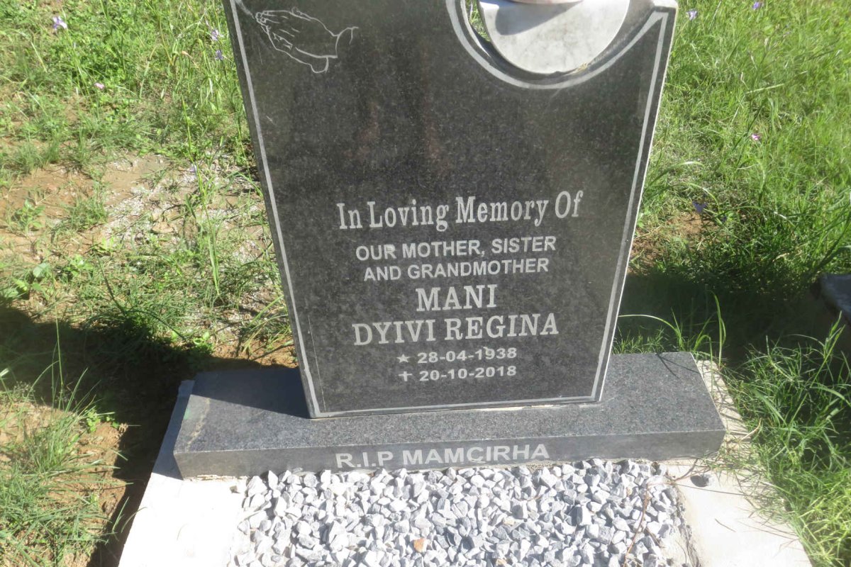 MANI Dyivi Regina 1938-2018