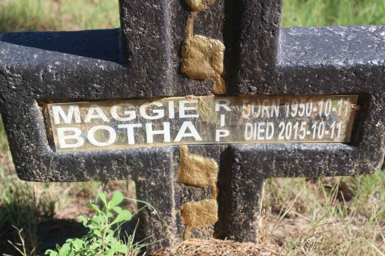 BOTHA Maggie 1950-2015