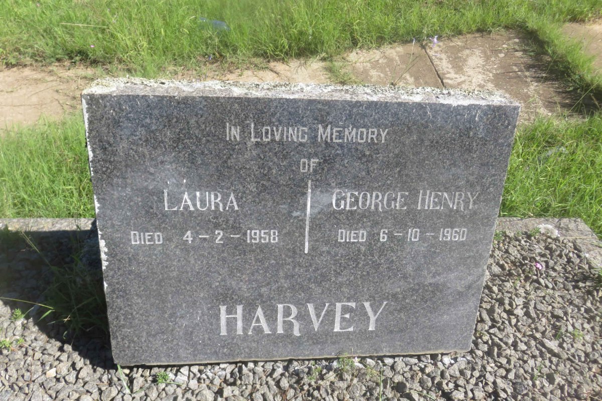 HARVEY George Henry -1960 &amp; Laura -1958