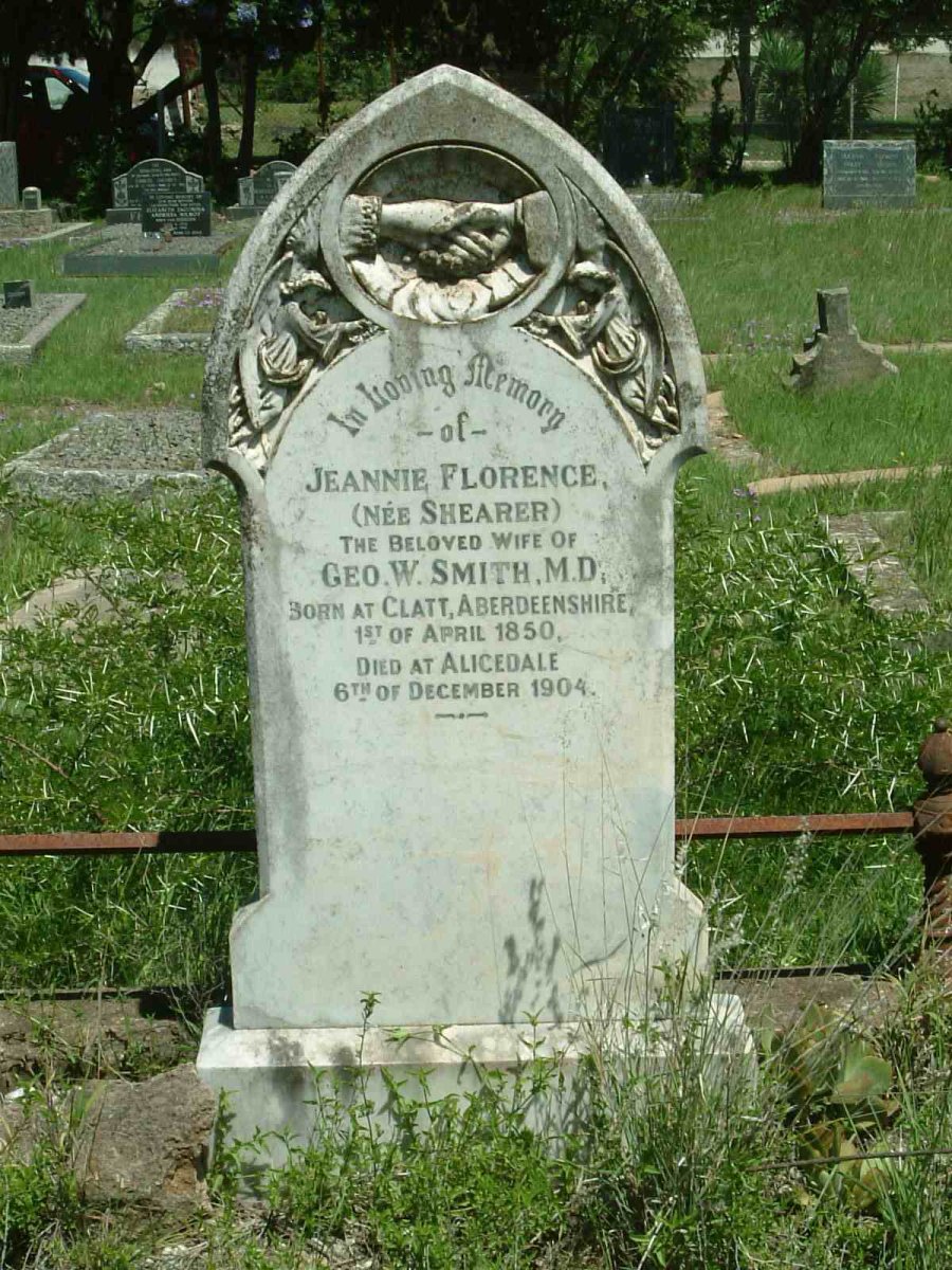 SMITH Jeannie Florence nee SHEARER 1850-1904
