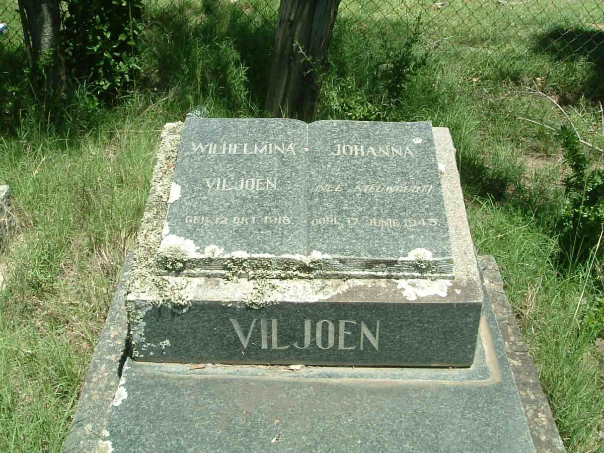 VILJOEN Wilhelmina Johanna nee NIEUWOUDT 1918-1945