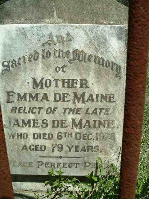MAINE Emma, de -1928