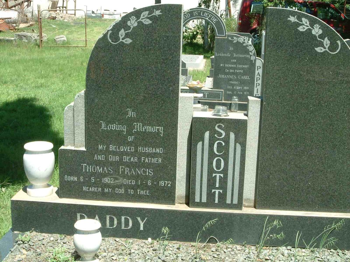 SCOTT Thomas Francis 1902-1972