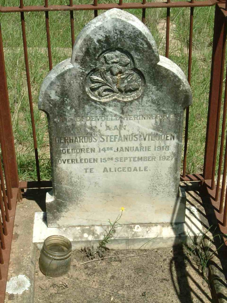 VILJOEN Gerhardus Stefanus 1918-1927