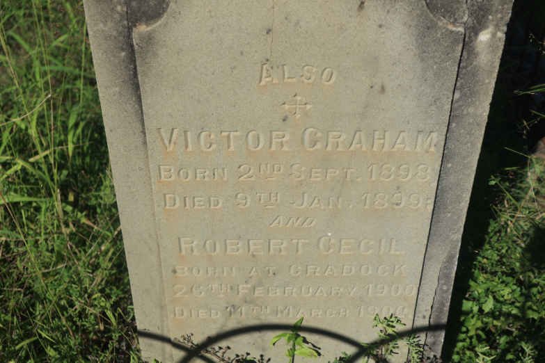 REES Thomas Victor 1862-1900 :: ? Victor Graham 1898-1899 :: ? Robert Cecil 1900-1900