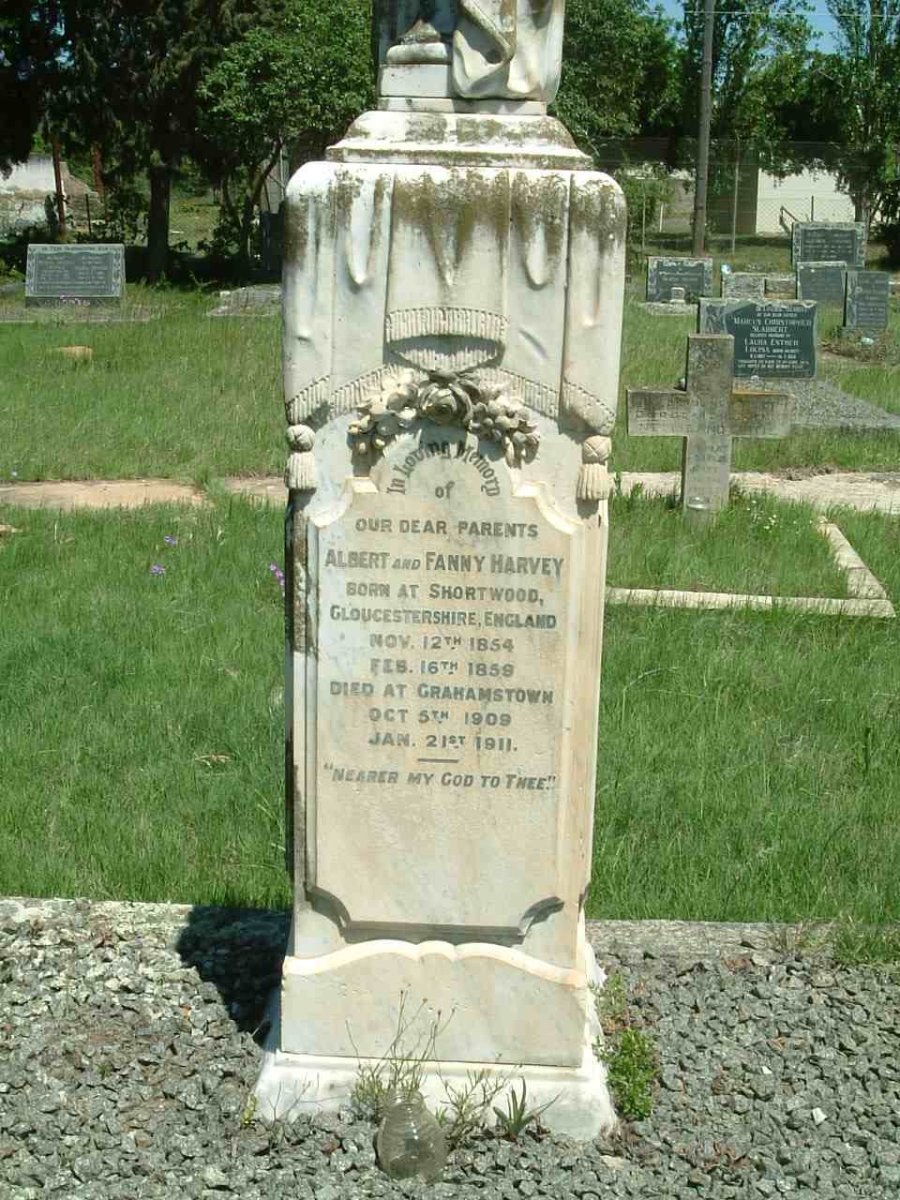 HARVEY Albert 1854-1909 &amp;  Fanny 1859-1911
