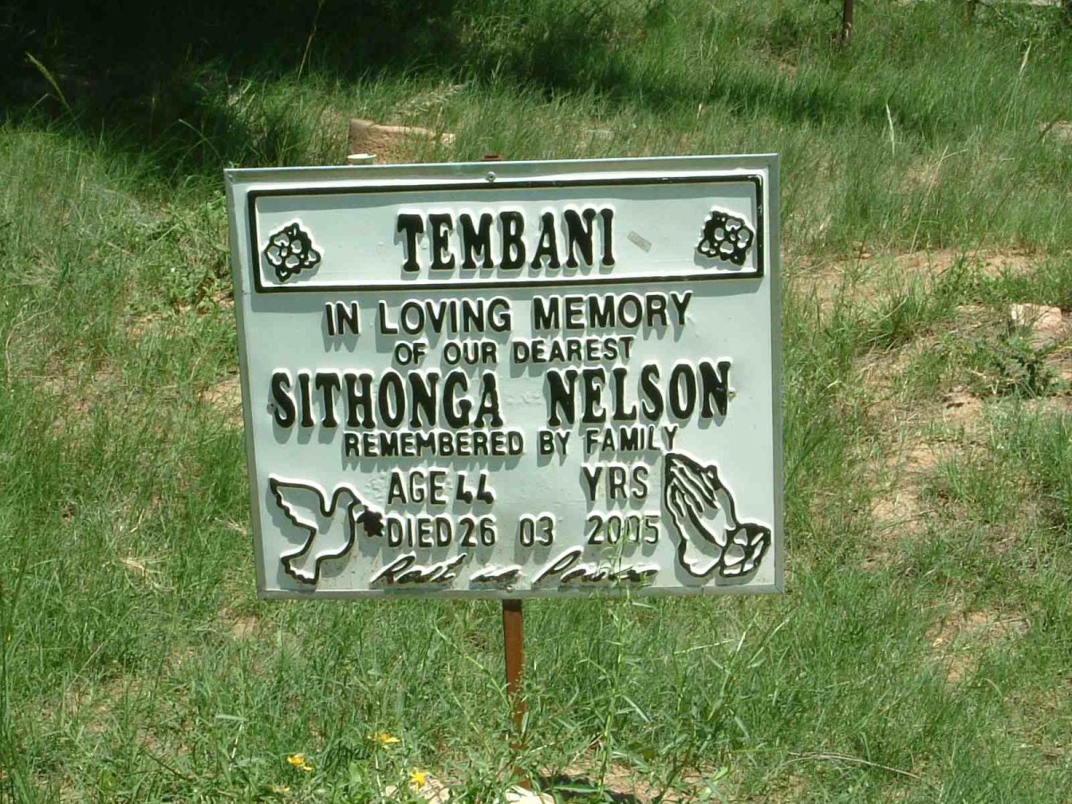 TEMBANI Sithonga Nelson -2005