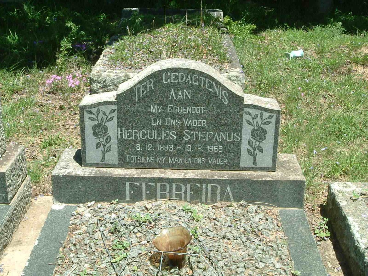 FERREIRA Hercules Stefanus 1893-1966