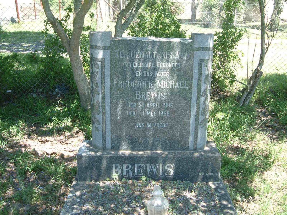 BREWIS Frederick Michael 1906-1956