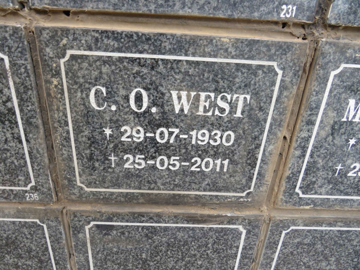 WEST C.O. 1930-2011