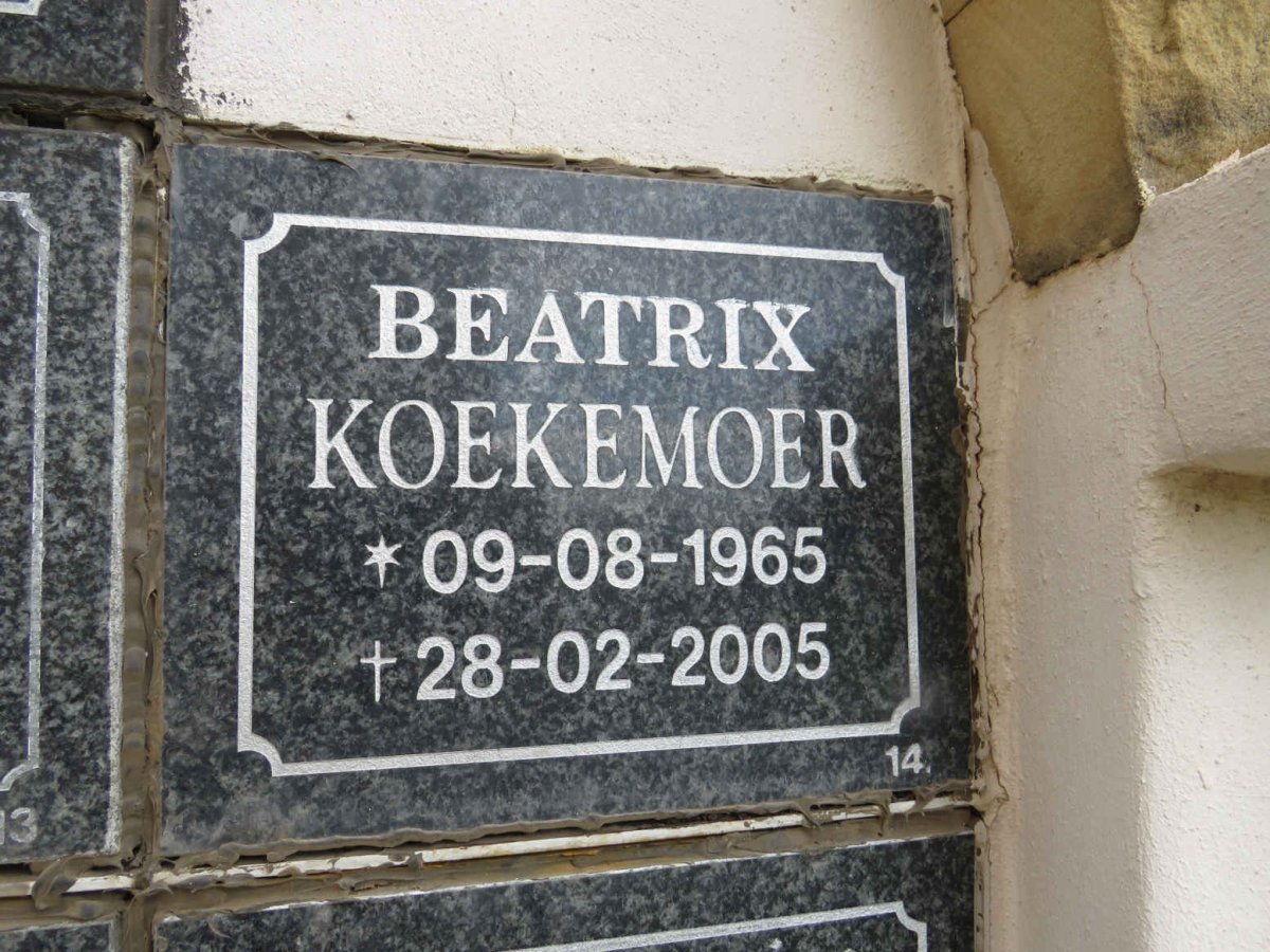 KOEKEMOER Beatrix 1965-2005