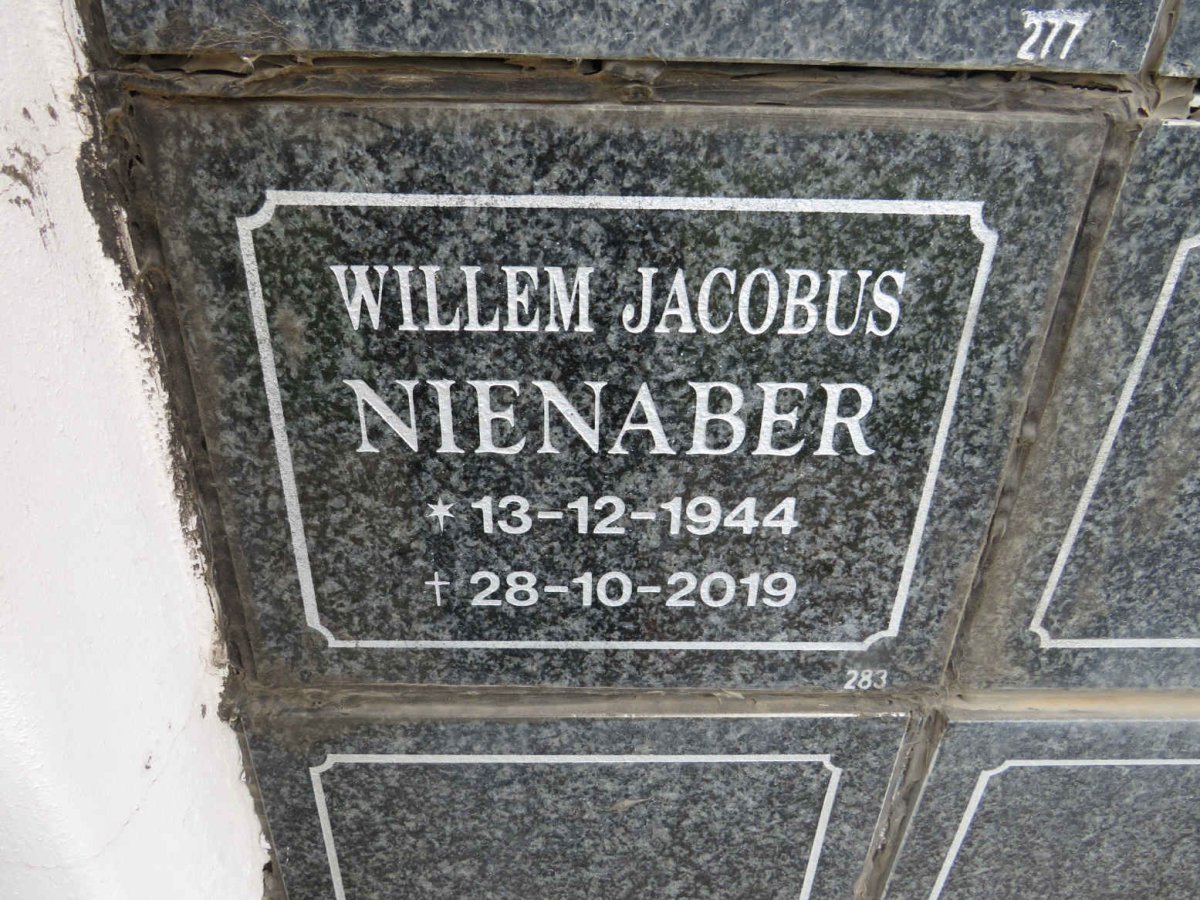 NIENABER Willem Jacobus 1944-2019