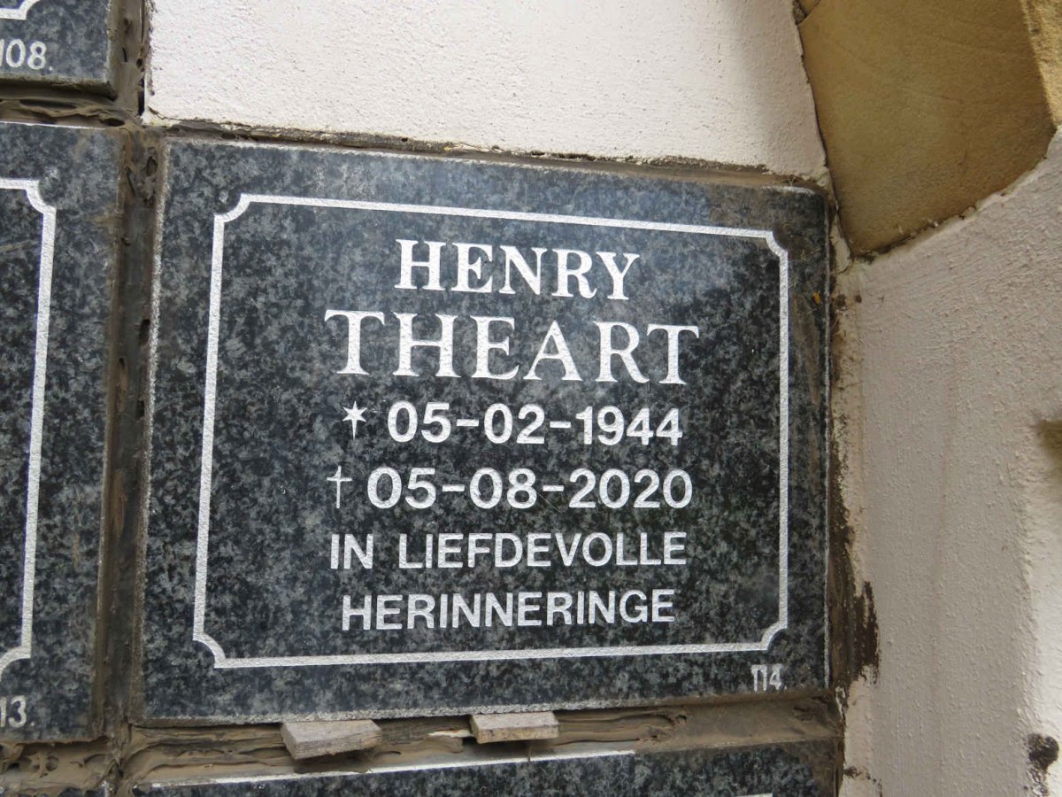 THEART Henry 1944-2020