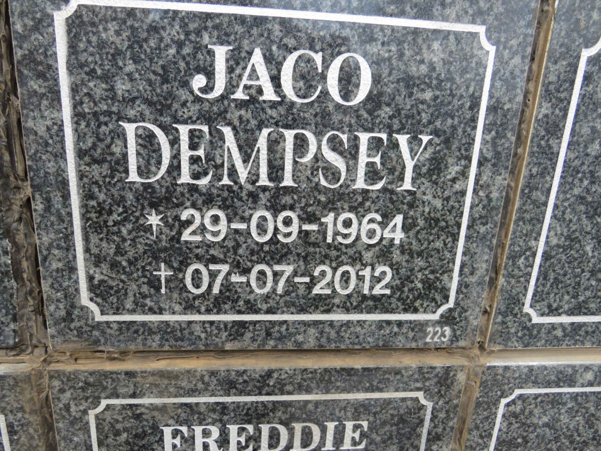 DEMPSEY Jaco 1964-2012