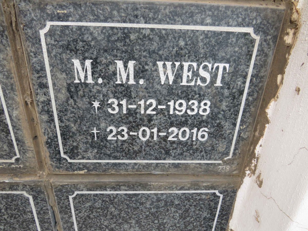 WEST M.M. 1938-2016