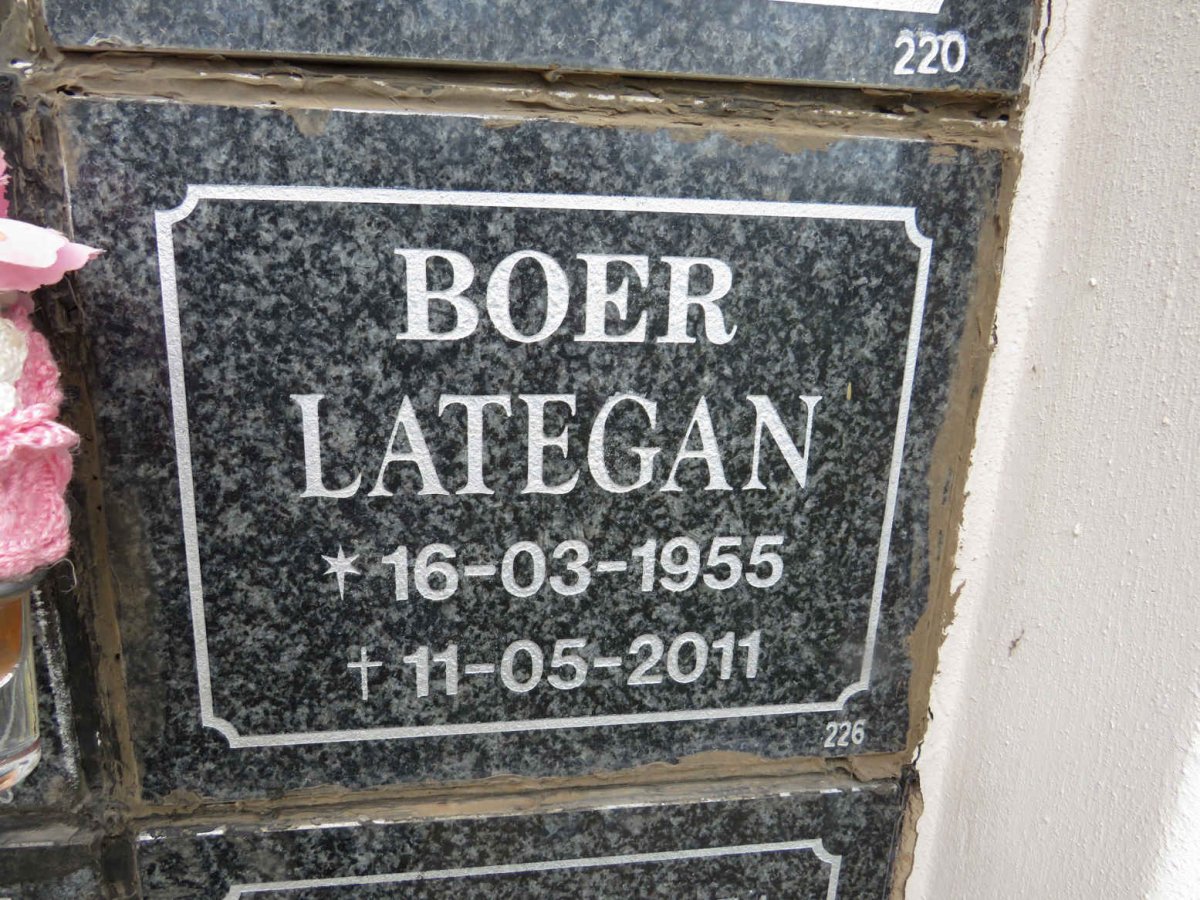 LATEGAN Boer 1955-2011